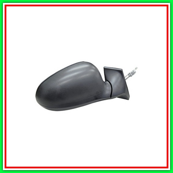 Retrovisore Destro A Cavi-Nero-Convesso-Cromato-Mod 2008 In Poi Fiat Idea-(Anno 2005-2012)