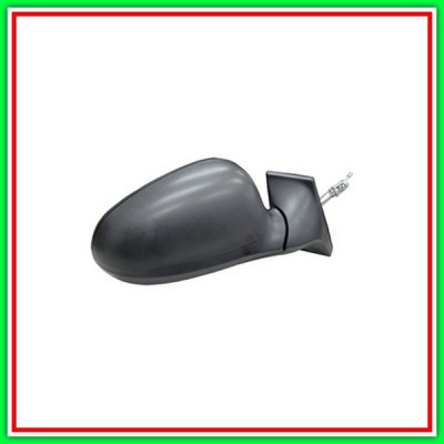 Retrovisore Destro A Cavi-Nero-Convesso-Cromato-Mod 2008 In Poi Fiat Idea-(Anno 2005-2012)