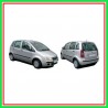 Retrovisore Destro A Cavi-Nero-Convesso-Cromato-Mod 2008 In Poi Fiat Idea-(Anno 2005-2012)