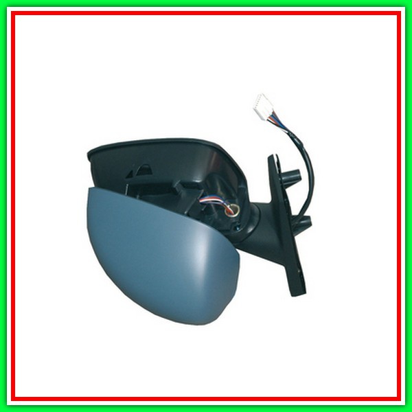 Electric-Thermal Right Rearview Mirror With Primer-Convex-Chrome-Mod Until 2008 FIAT Idea-(Year 2005-2012)