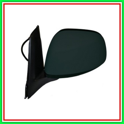Retrovisore Sinistro Elettrico-Nero-Convesso-Cromato Fiat Sedici-(Anno 2007-2013)