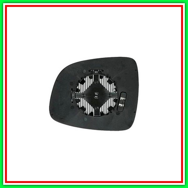 Left Mirror Plate Aspheric Chrome FIAT Sixteen-(Year 2007-2013)