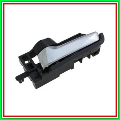 Maniglia Interna Anteriore-Posteriore Sinistra-Con Leva Cromata-Pulsante Chiusura Nero-Mostrina Nera Fiat Sedici-(2007-2013)