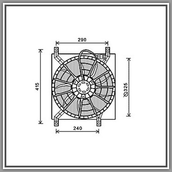 Ventola Fiat Sedici-(Anno 2007-2013)
