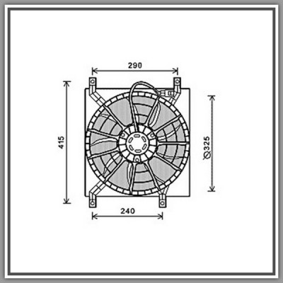 Ventola Fiat Sedici-(Anno 2007-2013)