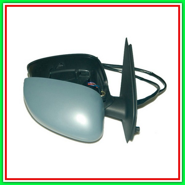 Retrovisore Destro Elettrico-Termico Con Primer-Convesso-Cromato-Mod 3 Porte Fiat Stilo-(Anno 2001-2010)