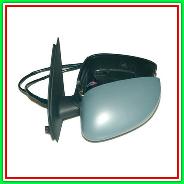 Retrovisore Sinistro Elettrico-Termico Con Primer-Con Sonda-Asferico-Cromato-Mod 3 Porte Fiat Stilo-(Anno 2001-2010)