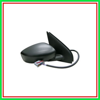 Retrovisore Sinistro Elettrico-Nero-Termico-Con Sonda-Asferico-Cromato-Mod 5 Porte Fiat Stilo-(Anno 2001-2010)