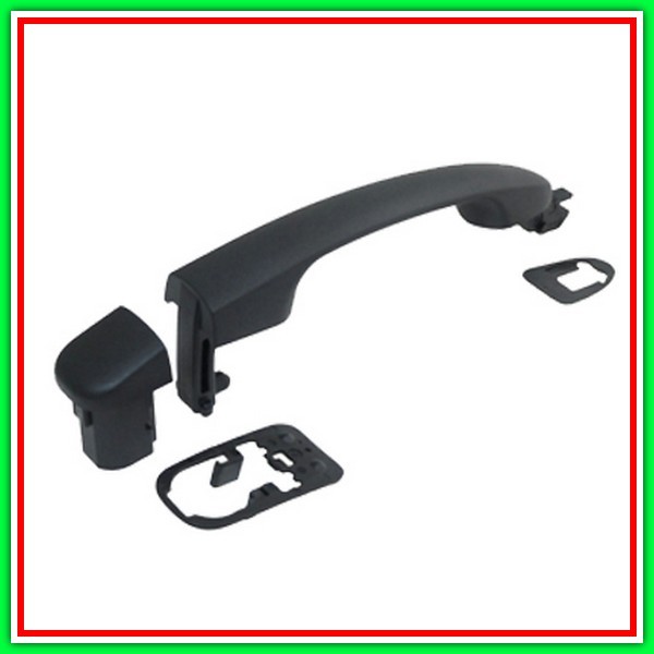 Right-Rear Right-Left-Black-Holeless Front Handle NOTTOLINO FIAT Stylus-(Year 2001-2010)