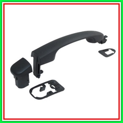 Right-Rear Right-Left-Black-Holeless Front Handle NOTTOLINO FIAT Stylus-(Year 2001-2010)