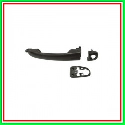 Black Left Front Outer Handle-With Hole NOTTOLINO FIAT Stylus-(Year 2001-2010)