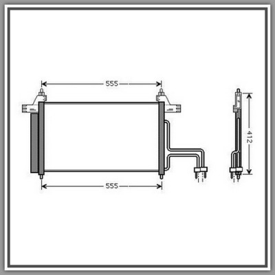 Condensatore Fiat Stilo-(Anno 2001-2010)