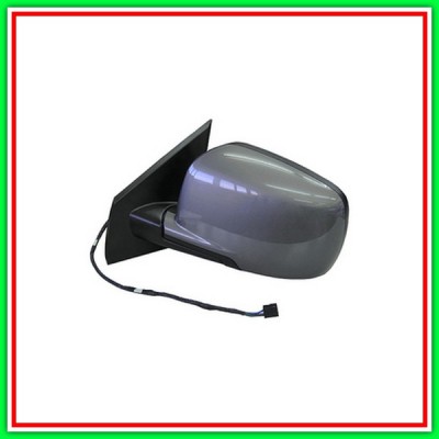 Retrovisore Sinistro Elettrico-Termico Con Primer-Chiudibile-Convesso-Cromato Fiat Freemont-(Anno 2011-2016)