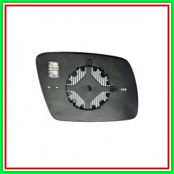 Piastra Specchio Sinistra Convessa-Termica Cromata Fiat Freemont-(Anno 2011-2016)