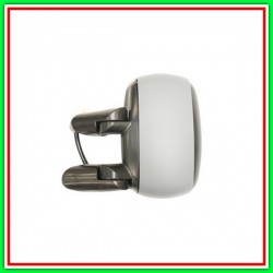 Electrical-Thermal Left Rearview Mirror With Primer-Convex-Chrome FIAT Doublo-(Year 2005-2009)
