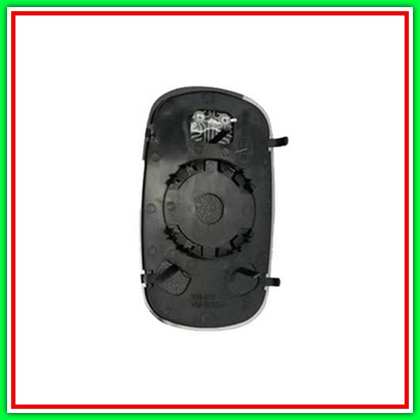 Piastra Specchio Destra-Sinistra-Convessa-Cromata Fiat Doblo-(Anno 2005-2009)