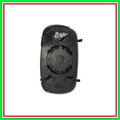 Piastra Specchio Destra-Sinistra-Convessa-Cromata Fiat Doblo-(Anno 2005-2009)