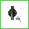 Maniglia Esterna Scorrevole Destra-Nera-Con Foro Nottolino-Con Set Chiavi Fiat Doblo-(Anno 2005-2009)