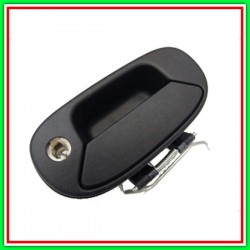 Maniglia Esterna Portellone-Nera-Con Foro Nottolino Fiat Doblo-(Anno 2005-2009)