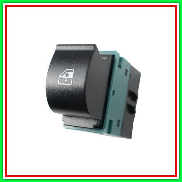 Interruttore Alzacristallo Destro Nero-Porta Anteriore Sinistra-5 Pins Fiat-Doblo'-Mod. 11/05-08/09