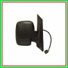 Retrovisore Destro Elettrico-Nero-Termico-Con Sonda-Convesso-Cromato-Vetro Singolo Fiat Scudo-(Anno 2007-2016)