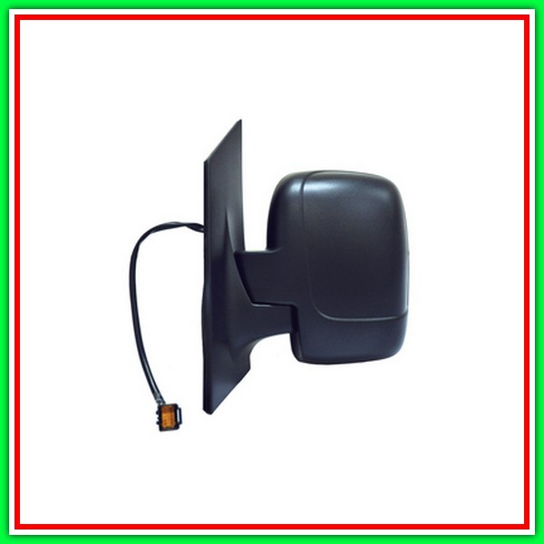 Retrovisore Sinistro Elettrico-Nero-Termico-Convesso-Cromato-Vetro Doppio Fiat Scudo-(Anno 2007-2016)