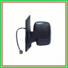 Retrovisore Sinistro Elettrico-Nero-Termico-Convesso-Cromato-Vetro Doppio Fiat Scudo-(Anno 2007-2016)