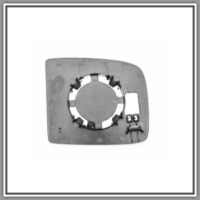 Piastra Specchio Destra Superiore-Convessa-Cromata Fiat Scudo-(Anno 2007-2016)
