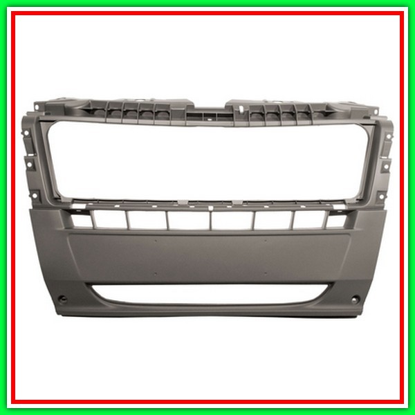Paraurti Anteriore Centrale Grigio Scuro-Senza Griglia Fiat Ducato-(Anno 2006-2014)
