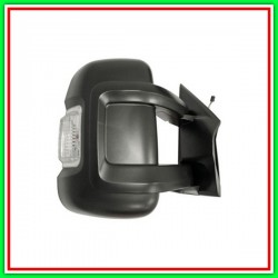 Retrovisore Destro Elettrico-Nero-Termico-Con Fanale-Con Braccio Lungo-Convesso-Cromato Fiat Ducato-(Anno 2006-2014)