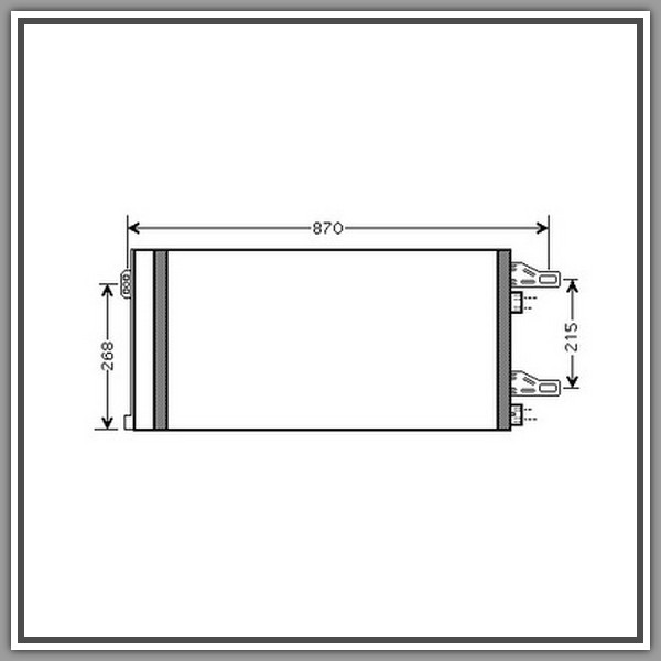 Condensatore Fiat Ducato-(Anno 2006-2014)