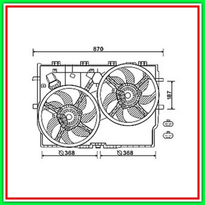 Ventola Fiat Ducato-(Anno 2006-2014)