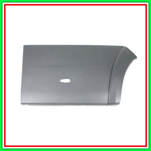 Modanatura Laterale Grigia Scura Goffrata-Con Foro Luce Stop-Porta Posteriore Destra Fiat-Ducato-Mod. 08/06-05/14