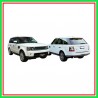 Modanatura Destra Verniciata Argento-Paraurti Posteriore Mod Autobiography Land Rover Range Rover-Sport-L320-(Anno 2010-2013)