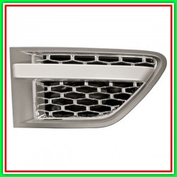 Grey Dark Grey-Chrome Right Front Fender Grid - Mod Autobiography Sport LAND ROVER Range ROVER-Sport-L320-(2010-2013)