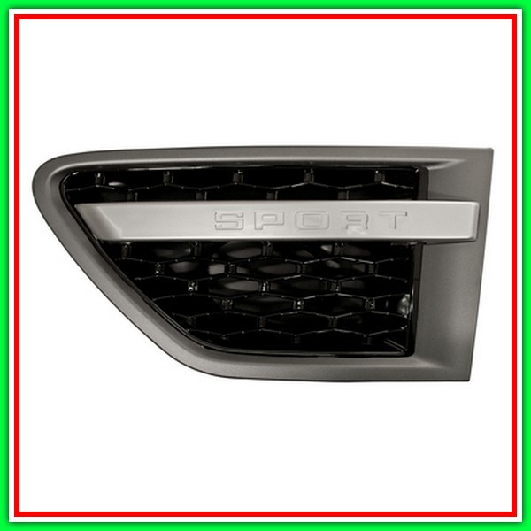 Griglia Grigio Scuro-Argento-Nera Parafango Anteriore Sinistro - Mod Supercharged - Autobiography Sport