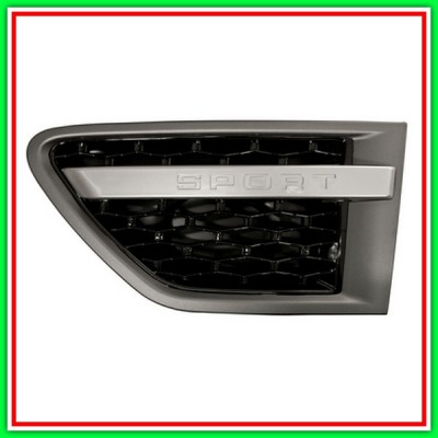 Griglia Grigio Scuro-Argento-Nera Parafango Anteriore Sinistro - Mod Supercharged - Autobiography Sport