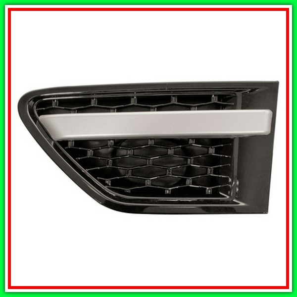 Black Grid Lucida-Silver Front Fender Left- Mod Supercharged - Autobiography Sport Black Pack