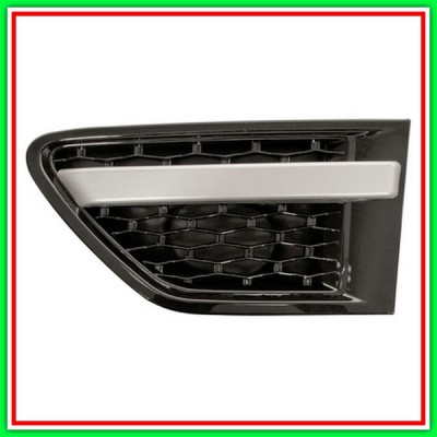 Black Grid Lucida-Silver Front Fender Left- Mod Supercharged - Autobiography Sport Black Pack