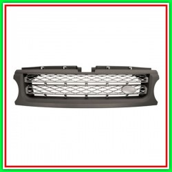 Grey-Silver Radiator Grille - Mod Supercharged LAND ROVER Range ROVER-Sport-L320-(Year 2010-2013)
