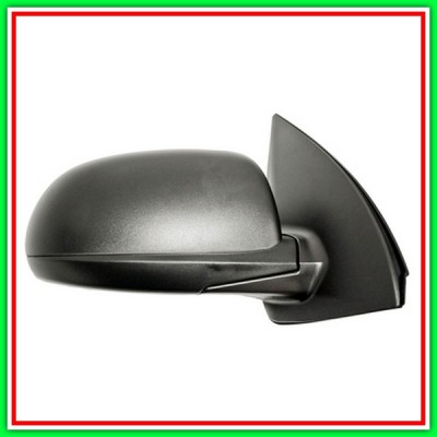Retrovisore Destro A Cavi-Nero-Convesso-Cromato Hyundai I10 (Pa)-(Anno 2010-2013)