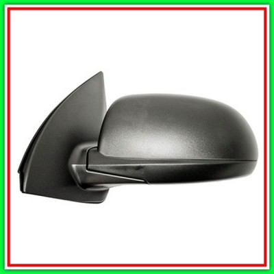 Retrovisore Sinistro A Cavi-Nero-Convesso-Cromato Hyundai I10 (Pa)-(Anno 2010-2013)
