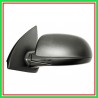 Retrovisore Sinistro A Cavi-Nero-Convesso-Cromato Hyundai I10 (Pa)-(Anno 2010-2013)