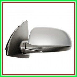 Retrovisore Sinistro A Cavi Con Primer-Convesso-Cromato Hyundai I10 (Pa)-(Anno 2010-2013)