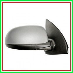 Retrovisore Destro Elettrico Con Primer-Cromato-Convesso-8H3P Hyundai I10 (Pa)-(Anno 2010-2013)