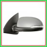 Retrovisore Sinistro Elettrico-Termico Con Primer-Con Fanale-Convesso-Cromato-8H6P Hyundai I10 (Pa)-(Anno 2010-2013)