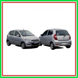 Retrovisore Sinistro Elettrico-Termico Con Primer-Con Fanale-Convesso-Cromato-8H6P Hyundai I10 (Pa)-(Anno 2010-2013)