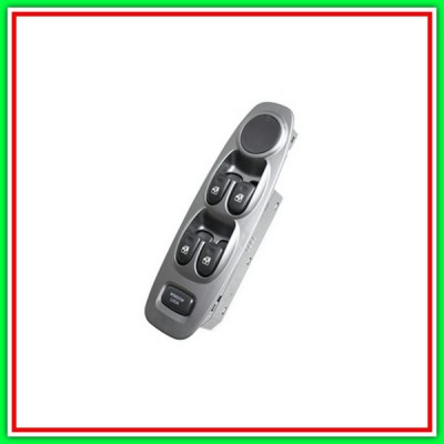 Grey Push-button-4 Switches-Windows Front Door Left-11 Pins HYUNDAI Accent-(Year 2000-2001)