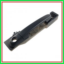 Black Base Full Right Front Outer Handle-With Hole NOTTOLINO HYUNDAI Accent-(Year 2006-2010)
