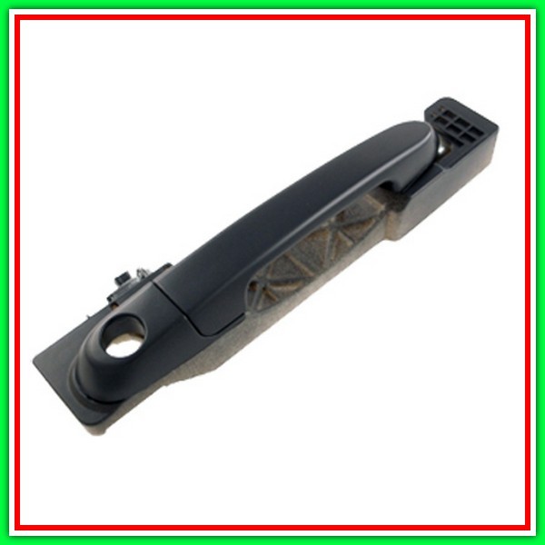 Black Base Full Right Front Outer Handle-With Hole NOTTOLINO HYUNDAI Accent-(Year 2006-2010)